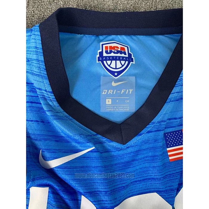 Camiseta USA 2021 Kevin Durant #7 Azul